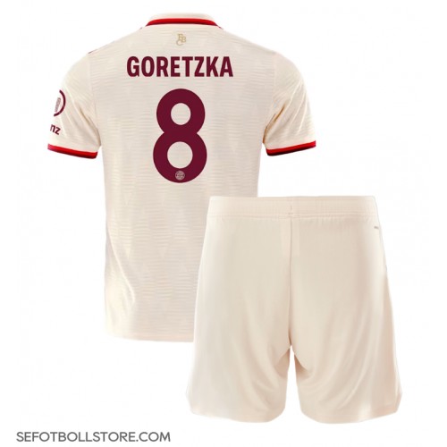 Bayern Munich Leon Goretzka #8 Replika babykläder Tredjeställ Barn 2024-25 Kortärmad (+ korta byxor)